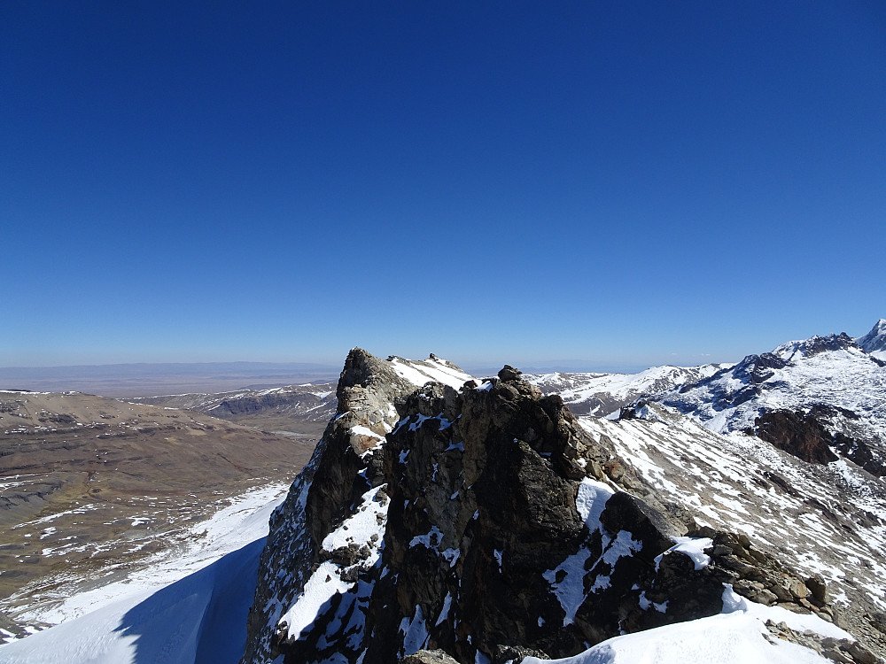 Luftig på sydsiden av fjellet