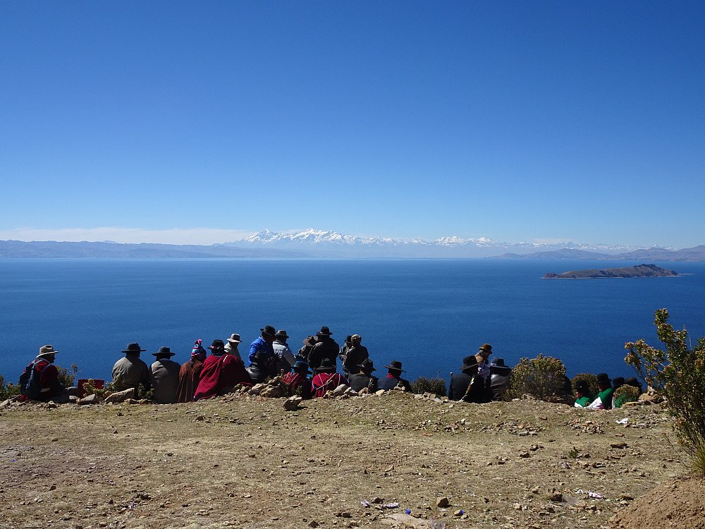 Vi ankommer nyttårsfeiring på toppen