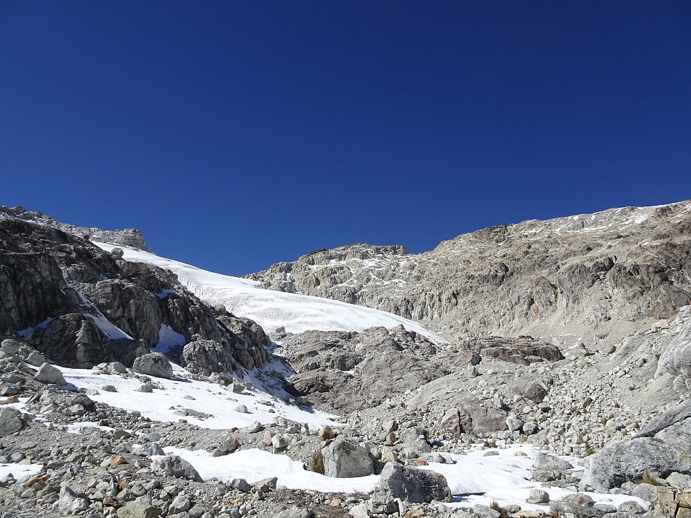 Vi nærmer oss breen