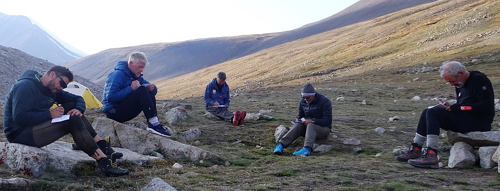 I dyp konsentrasjon om dagens quiz