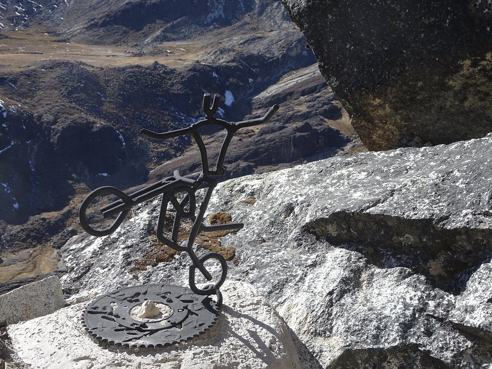 Sykkelkunst langs vanningskanalen