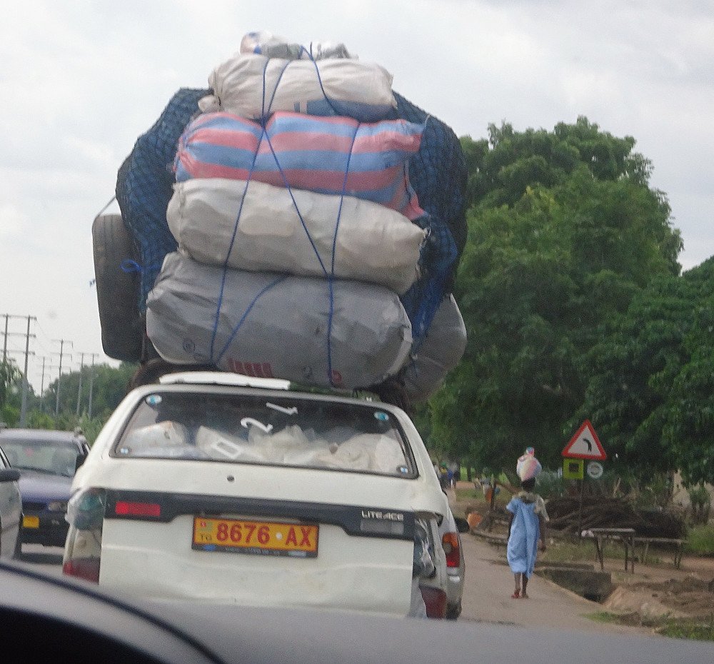 Mye artig lasting av bil å se...