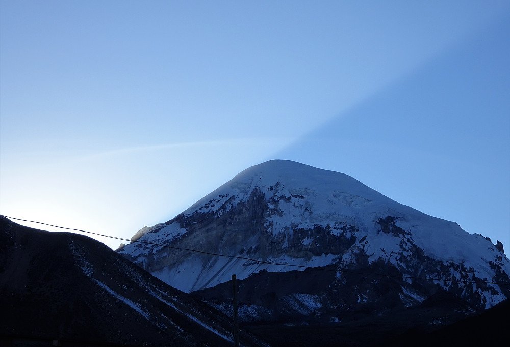 Spesielt morgenlys over Sajama