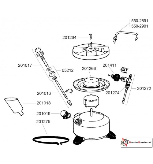 exploded-view-coleman-550B-peak-benzineb