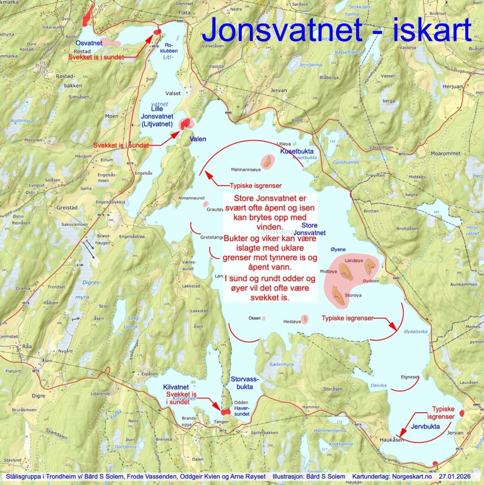 Jonsvatnet isforhold